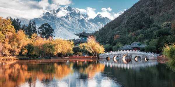 Мостът на Черния дракон, Лидзян, провинция Юннан. Снимка: Личен архив